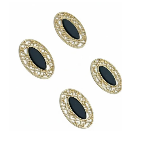 سنجاق سینه طرح بیضی