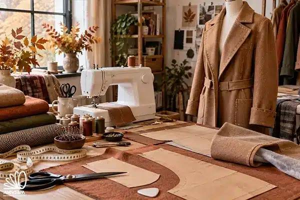 راهنمای دوخت مانتو پاییزه